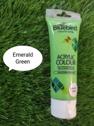 BlueBird Acrylic Emerlad Green Paint 75ml