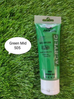 Maries Acrylic Mid Green Paint75ml