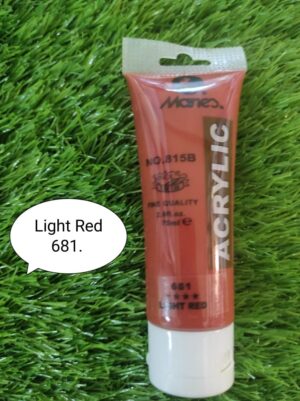 Maries Acrylic Light Red Paint 75ml