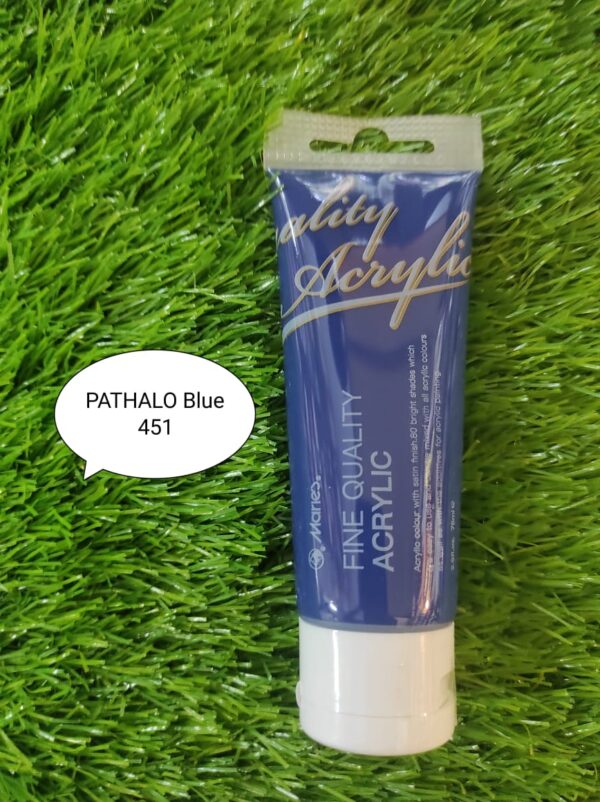 Maries Acrylic Pathalo Blue paint 75ml