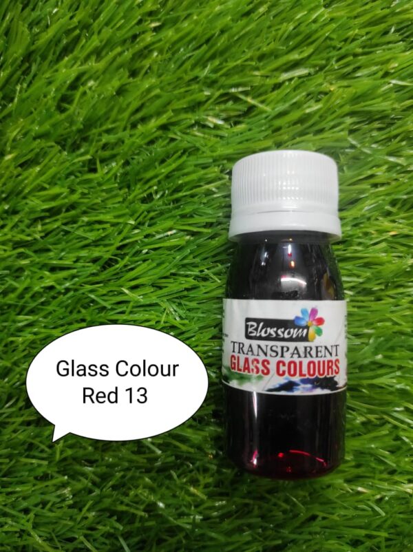 Blossom Glass Paint Red 13