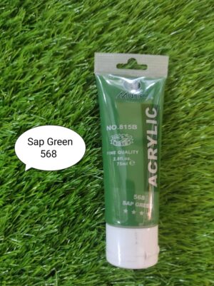 Maries Acrylic Sap Green Paint75ml