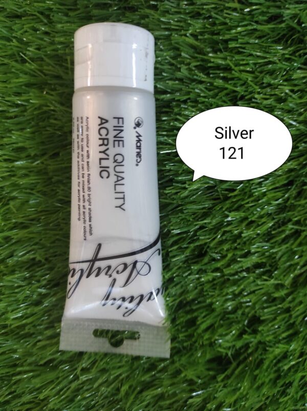Acrylic Paint Maries Acrylic Neon Sliver Paint 75ml