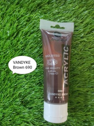 Maries Acrylic Vandyke Brown Paint75ml