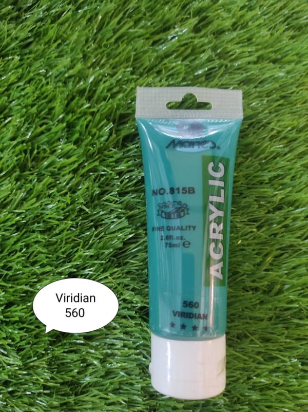 Maries Acrylic Virdian Paint75ml