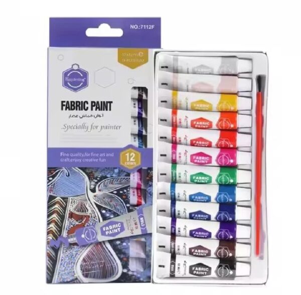 keepsmiling Fabric Paint 12pcs set