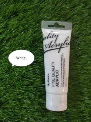 Maries Acrylic White Paint 75ml