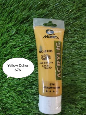Maries Acrylic Yellow Ocher Paint75ml