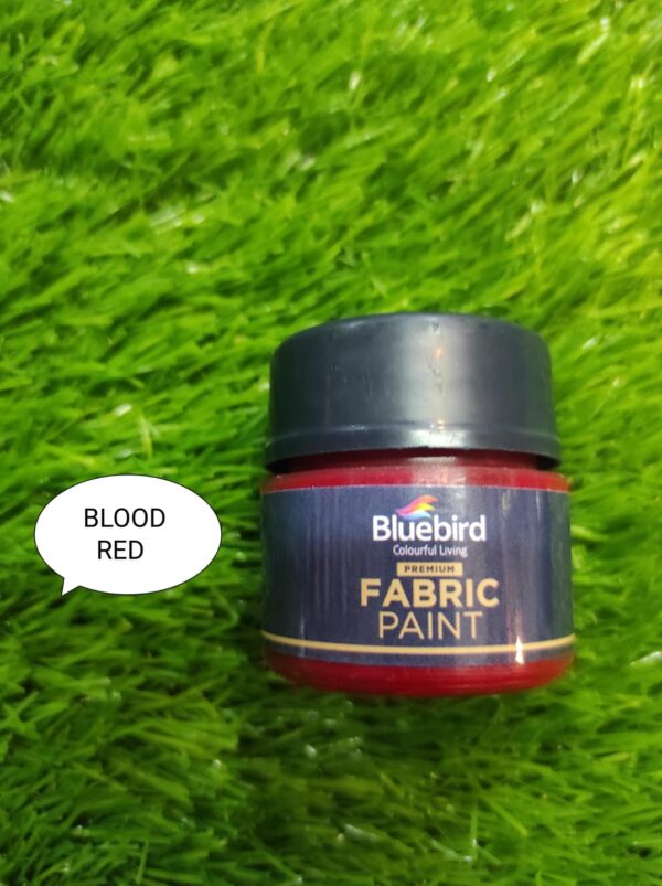 Blue Bird Fabric Paint Blood red 25ml