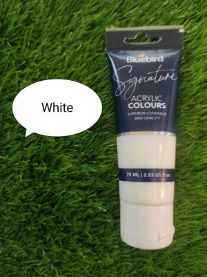 Blubird Signature Acrylic White 75ml