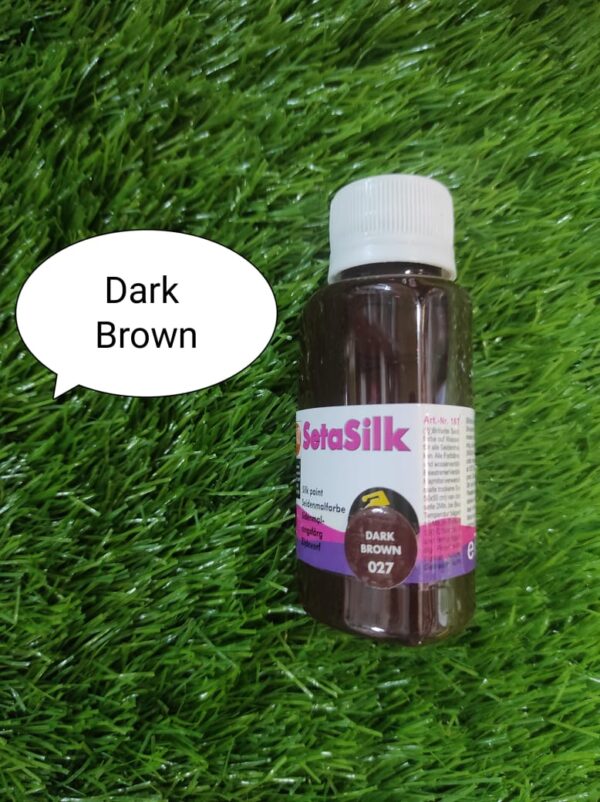 Seta Silk Paint Dark Brown