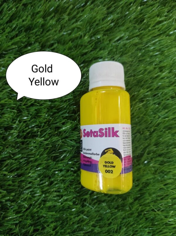 Seta Silk Paint Gold Yellow