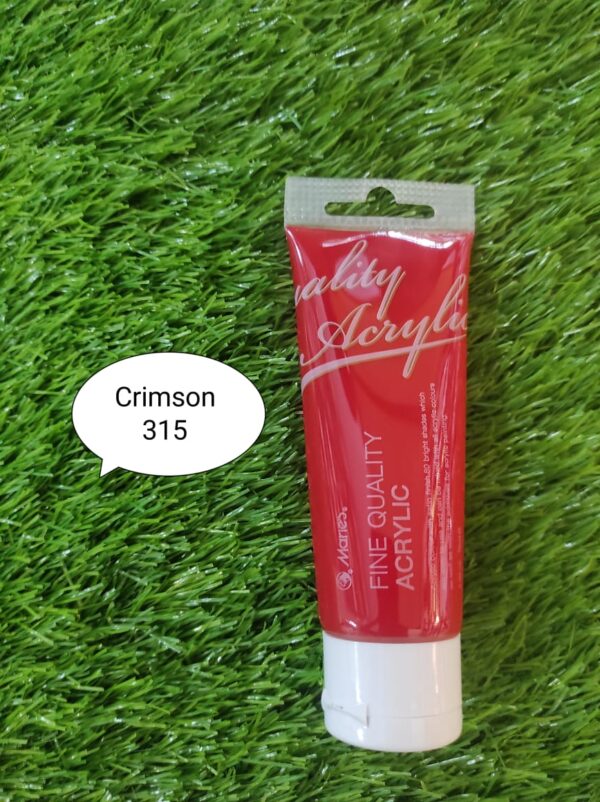 Maries Acrylic Paint Crimson75ml