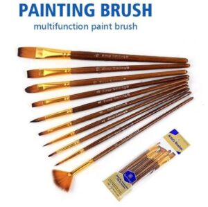 Keep Smiling 10 Pcs Mix Brush Set
