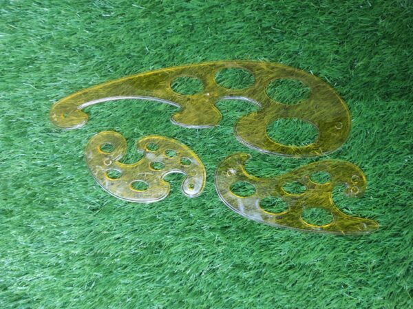 French Curve Scale 3 pcs Set