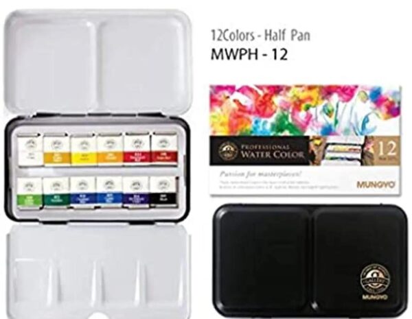 Mungyo Water Colour 12 pcs Set