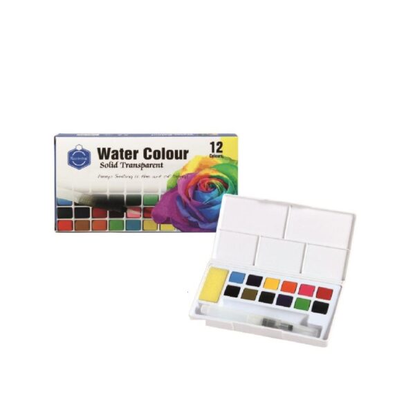 Keep Smiling Transparent Water Colour 12 pcs Set