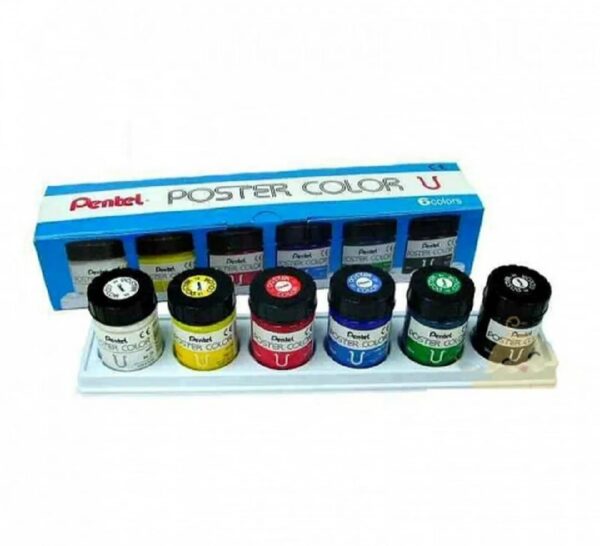 Pental Poster Colour 6 Pcs Set