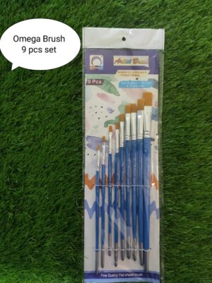 Omega Brush 9 Pcs Set