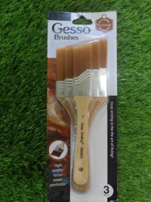 Gesso Brush 3 Pcs Set