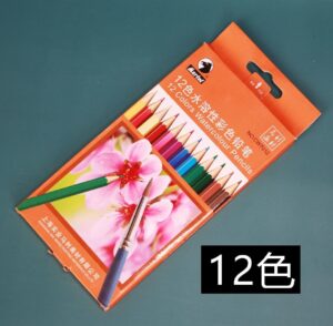 Maries Water Colour pencils 12 pcs with brush