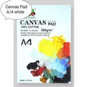 Canvas Pad A4  White