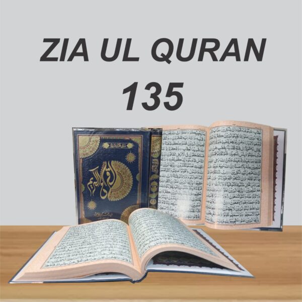 سولہ لائن قرآن پاک گرین بیک گراؤنڈ آرٹ پیپر امپورٹڈ حافظی بڑا سائز